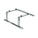 ####バクマ工業 【B-YZAM2】室外ユニット用据付架台 傾斜屋根用架台 高耐蝕溶融メッキ鋼板 W=70〜700 D=140〜330〔HE〕