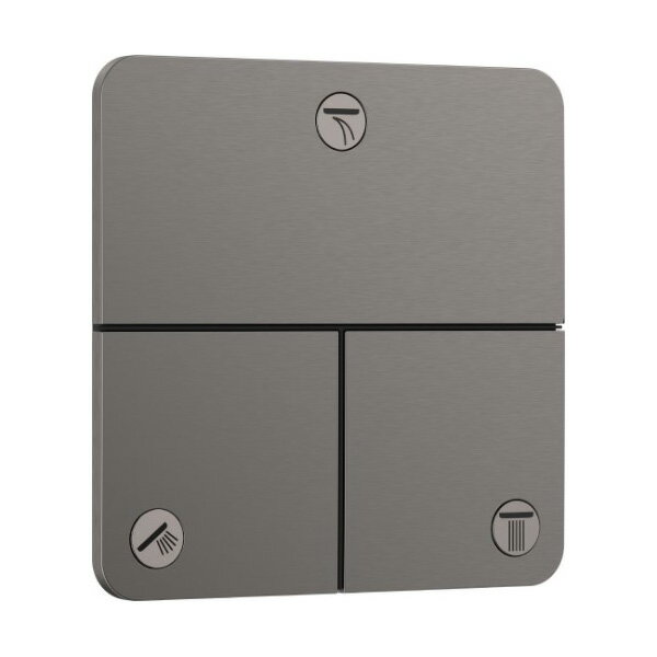 ハンスグローエ 【15587340】ブラッシュドブラッククロム シャワーセレクトコンフォートQ バルブ 埋込..