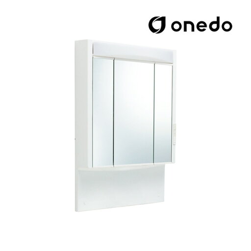 ###onedo/ワンド(旧マイセット) 【WSR-75TSM】洗面三面鏡ミラー WSR洗面化粧台シリーズ LED照明 曇り止めヒーター付き 間口75cm〔GB〕 ###onedo/ワンド(旧マイセット) 【WSR-75TSM】洗面三面鏡ミラー WSR洗面化粧台シリーズ LED照明 曇り止めヒーター付き 間口75cm〔GB〕