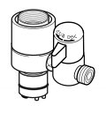 ナニワ製作所 【NSP-SXJ7】浄水器・食器洗い乾燥機用分岐水栓 シングル分岐 (旧品番 NSJ-SXJ7)〔▽〕