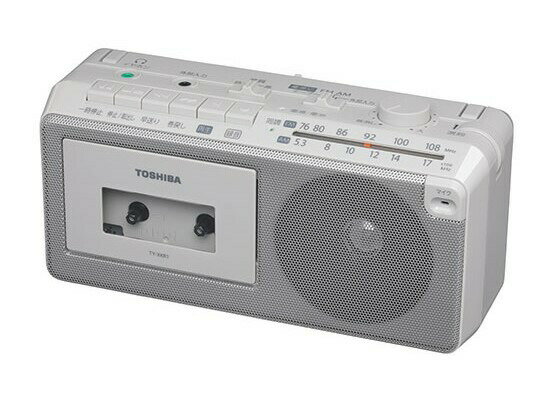 ω東芝 オーディオ【TY-XKR1(H)】グレー ラジオカセットレコーダー
