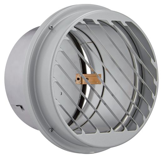 ユニックス 換気口【SG125NLDSQ】ステンレス製 厚型グリル 斜めガラリ 左吹き 防火ダンパー 120℃型式〔..