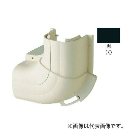 未来工業 エアコン配管材【GKAM-70K】黒 ダクト曲ガリ 70型 カラーねじ付