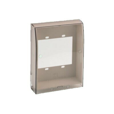 未来工業 エアコン配管材【WBKS-2M】ミルキーホワイト プロテクトカバー (屋内用スリム) L型プラグ用 自己消火性 二連用