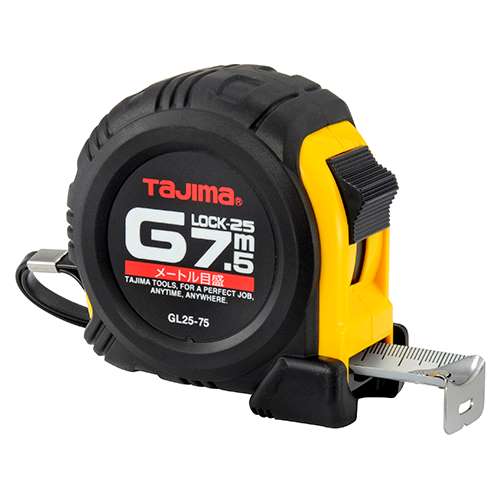 ∀タジマ/TAJIMA 【GL25-75BL】Gロック-25 7.5m メートル目盛 一般測定用コンベックス (4975364024367)