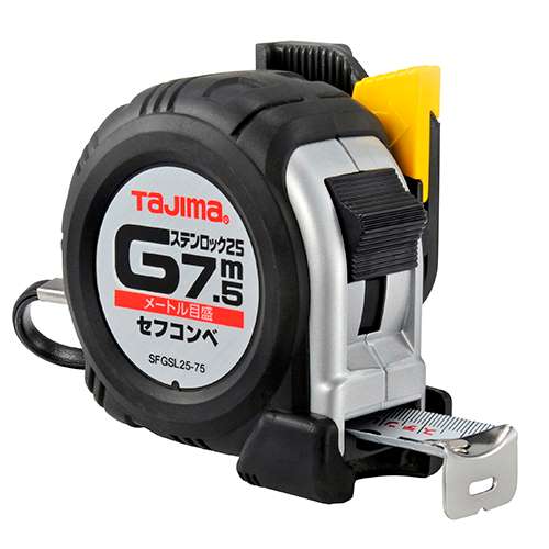 ∀タジマ/TAJIMA 【SFGSL25-75BL】セフコンベGステンロック-25 7.5m メートル目盛 一般測定用コンベックス (4975364026491)