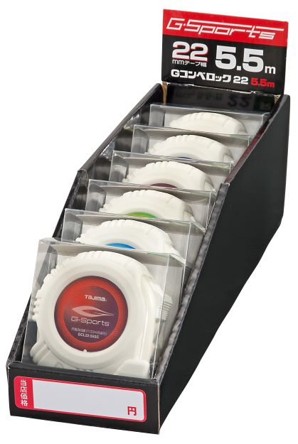 ∀タジマ/TAJIMA 【GCL22-55SWCB】白 Gコンベロック22-5.5m 尺 一般測定用コンベックス (4975364028044)