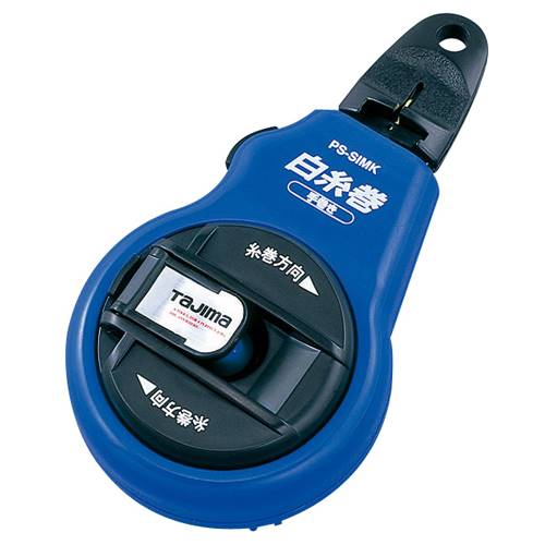 ∀タジマ/TAJIMA 【PS-SIMK】ピーライン白糸巻 手巻 一般建築用糸巻 (4975364055262)