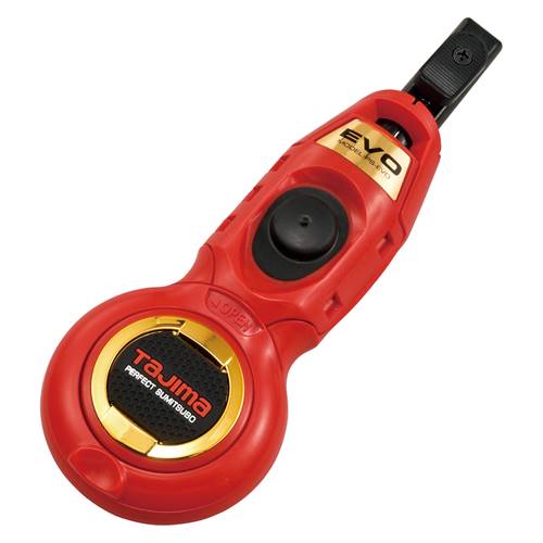 ∀タジマ/TAJIMA 【PS-EVO-S】赤 パーフェクト墨つぼ EVO-S 携帯用墨つぼ (4975364056733)