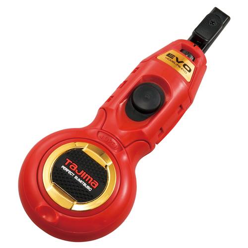 ∀タジマ/TAJIMA 【PS-EVO-M】赤 パーフェクト墨つぼ EVO-M 携帯用墨つぼ (4975364056757)