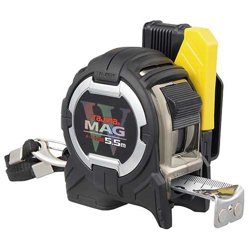 ∀タジマ/TAJIMA 【CWM3RS2555】回転セフG3ゴールドダブルマグ25 5.5m メートル目盛 磁石付爪仕様 一般測定用コンベックス (4975364122384)