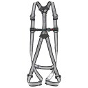 ∀タジマ/TAJIMA 【AGSL-LWH】ライン白 Lサイズ ハーネスGS スチール製バックル V型腿ベルト (4975364262493)(4)