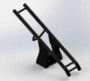 ●u.ダイケン【CS-D1A-S】サイクルスタンド 1台用 スチール製溶融亜鉛メッキ 受注約1週