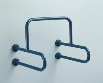 TOTO アクセサリー【T112CU22】パブリック用手すり 樹脂被覆タイプ(φ34) 小便器用手すり〔HB〕