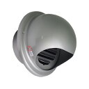 Яジャッピー/JAPPY【UK-GN100MDJ-M】換気用ガラリ 丸型フード付 網無 φ100mm 防火ダンパー付き