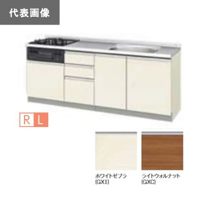 在庫状況：受注生産品(納期約2週間)※こちらの商品はメーカー直送品となります。※こちらの商品は代引きでのお取り扱いはできません。ご入金確認後のお手配です。※沖縄・離島地域は配送不可となります。取り替えキッチン パッとりくん GXシリーズ 木製扉(光沢・クリーン扉)・木製キャビネットカラー：GXIホワイトゼブラ