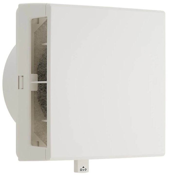 ユニックス 室内用製品【PDF150BWFH】差圧式給気口 壁取付用 フラットカバー 不織布フィルター (粗塵・..