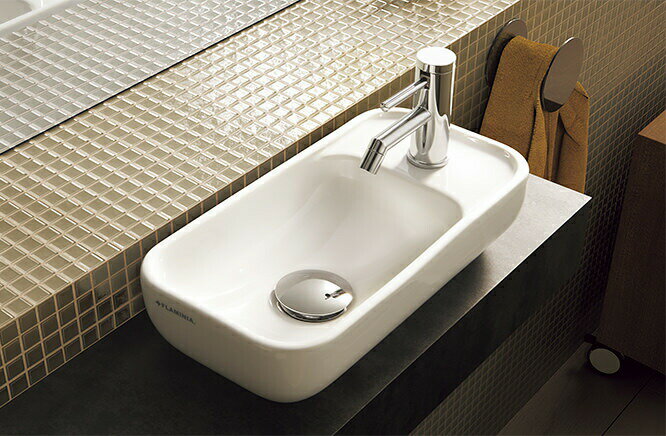 CERA/セラ 洗面・手洗【FLPS40】PASS(パス) (手洗器のみ) ホワイト 400×220〔EI〕