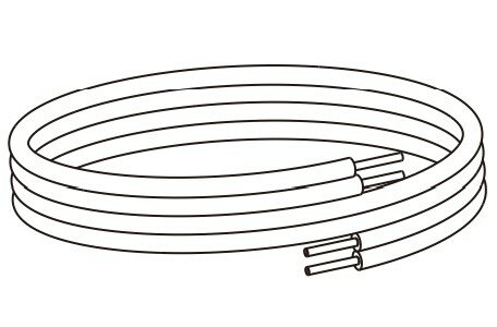 ####コロナ 温水ルームヒーター部材【USA-P10-5】架橋ポリパックチューブ10 戸建用(保温材10mm) 5m〔FH〕 ####コロナ 温水ルームヒーター部材【USA-P10-5】架橋ポリパックチューブ10 戸建用(保温材10mm) 5m〔FH〕