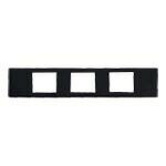 パナソニック 配線器具【WCF8503B】Sプレート 3コ用 マット仕上げ ブラック