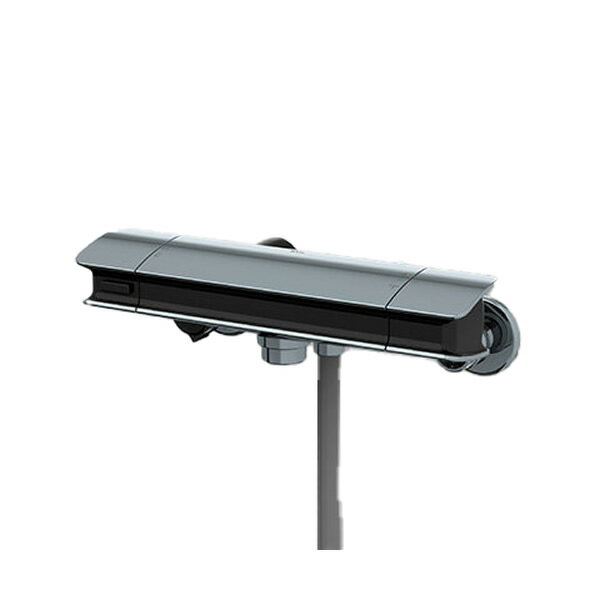 KVK 水栓金具【FTB310KWPFHST】壁付サーモスタット式シャワー メッキワイドワンストップシャワーヘッド..