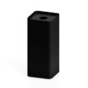 ####u.ミヅシマ工業 【362-0129】Mseries(エムシリーズ)屑入S ノーマル(表示無し) 丸穴1 ブラック(艶消し) 受注約1週