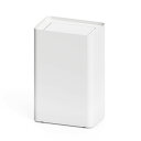 ####u.ミヅシマ工業 【362-0218】Mseries(エムシリーズ)屑入 ノーマル(表示無し) 回転蓋 ホワイト(艶消し) 受注約1週