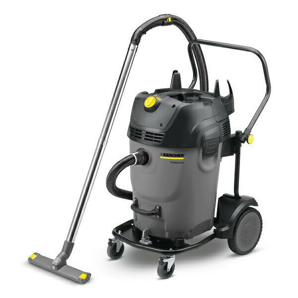 ###Ξケルヒャー/KARCHER 【NT 65/2 Tact2】乾湿両用クリーナー 業務用 帯電防止仕様 2400Wモーター 65Lダストコンテナ 単相200V