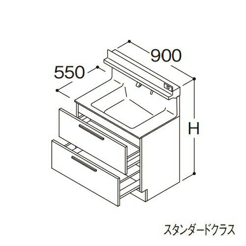 ###TOTO yLDSFB090CCLDS1Azʉϑ X^_[h IN^[u 2io  JE^[850mm Ԍ900mm n 󒍖1TkGAl