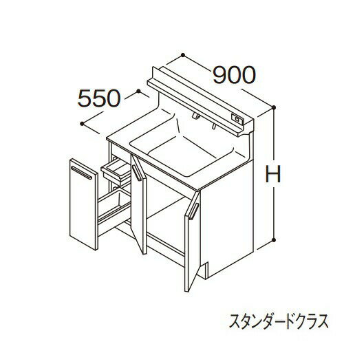 ###TOTO yLDSFB090BJJDS1Azʉϑ X^_[h IN^[u Јo Ȃ+̏dv[ JE^[800mm Ԍ900mm n 󒍐YkGAl