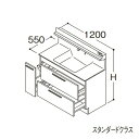 ###TOTO 【LDSFB120BDRDN1A】洗面化粧台 スタンダード オクターブ 3Wayキャビネット 右側回避 カウンター高さ800mm 間口1200m...