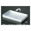 ###TOTO セット品番【LS916#NW1+TLP02305JA】ホワイト カウンター式洗面器 ベッセル式 台付シングル混合水栓(エコシングル) 壁排水金具...