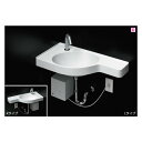 ###TOTO セット品番【MLRB32BAR#NW1+TLE31SS1J】壁掛洗面器 カウンター一体形 ホワイト Rタイプ 台付自動水栓 アクアオート 床排水...