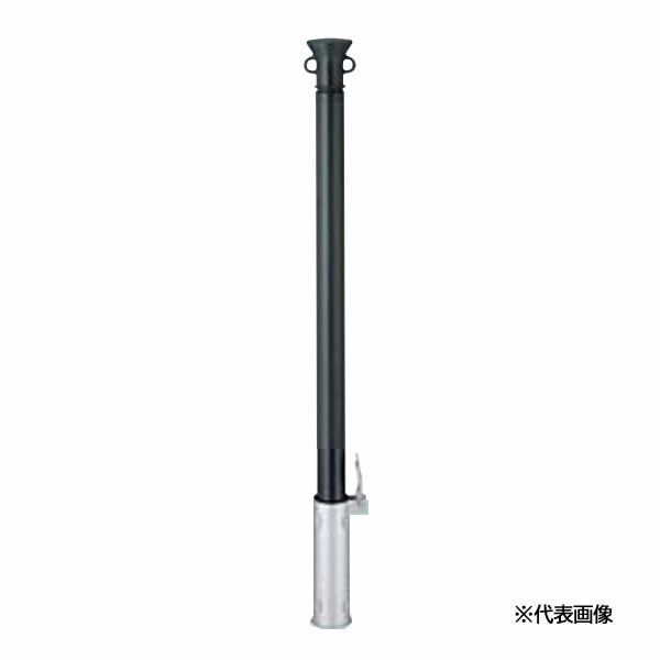 ####u.LIXIL スペースガード(車止め)【LNS54】スモークグリーン G6型 取外し式 フタ付き・キーなし ステンレス 受注生産