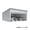 ###u. イナバ物置/稲葉製作所【WG-S6076MP】WG 電動開閉ガレージ タフレージ シャッタータイプ 2台収納タイプ 一般型 高基礎 注2週