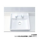 ###INAX/LIXIL 【L-531N/BW1+AM-300TCV1】ピュアホワイト 角形洗面器 ベッセル式施工 自動水栓 AC100V仕様 壁給水・床排水...