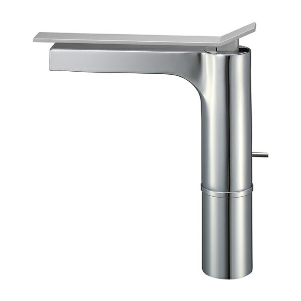 ###≧三栄水栓/SANEI 水栓金具【K4732PJV-1T】クロム シングルワンホール洗面混合栓 ポップアップあり YORI SUTTO 受注生産〔EA〕