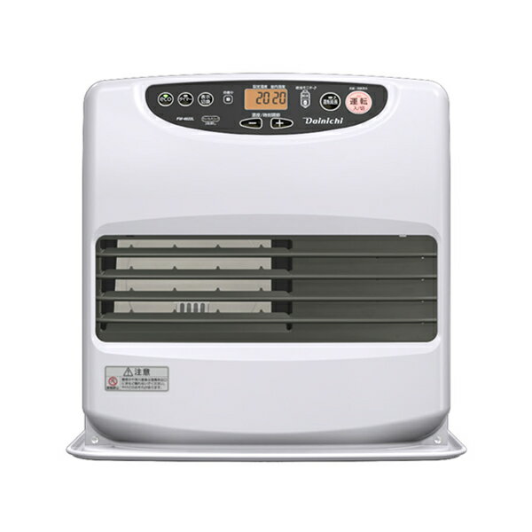 ####ダイニチ工業 暖房機器【FW-4624L(W)】ムーンホワイト 石油ファンヒーター Lタイプ 9.0Lタンク 木造(戸建)12畳まで/コンクリート(集合)16畳まで〔FI〕