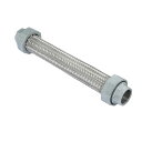 ゼンシン 【Z-9000NW-15-300】フレキシブルメタルホース 非溶接FCMBユニオン型 呼び径15A(1/2インチ) 全長300mm 標準ガスケット〔H...