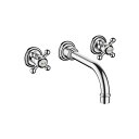 ###リラインス 【36712361-00(185mm)+3570097090(埋込部)】壁埋込型2バルブ洗面用混合栓 ドンブラハ マディソン&マディソンフレア...