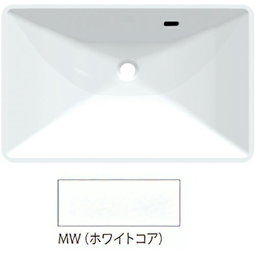 三栄水栓/SANEI【HW20-MW】ホワイトコア ボウル一体型洗面カウンター 受注生産〔FA〕