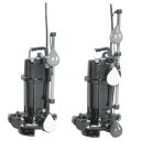 ###エバラ/荏原【40DVSA6.15SB+40DVSJ6.15SB】雑排水用セミボルテックス水中ポンプ DVSA型+DVSJ型セット 単相 60Hz(旧品番...