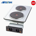 ####Ξ三化工業【SPH-212SHT】2口プレートヒーター前面操作(2)