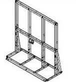 ●♪パーパス 給湯器 部材【MDK-S31-50】片側3台掛け台