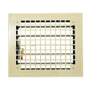 ####u.神栄ホームクリエイト【SMR-1D-250x300】換気口部品 角型レジスター(防火ダンパー付) 上下レバー式 鋼板製 クリーム