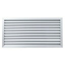 ####u.神栄ホームクリエイト【SK-DA-150x300】換気口部品 扉用ガラリ アルミ シルバー