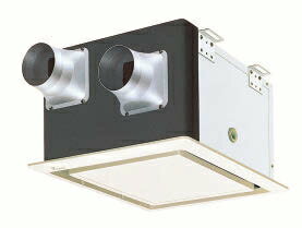 ●Λダイキン 換気扇【VEC80BS】小型全熱交換器ユニット ベンティエール 天井埋込カセット形 フラットインテリアパネルタイプ 単相100V リモコン別売〔FI〕