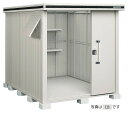 ####u.ヨド物置/ヨドコウ【LMD-1825 DW】ダークウッド エルモ 中・大型物置 一般型 2連片引き戸 標準高タイプ 注2週 関東限定