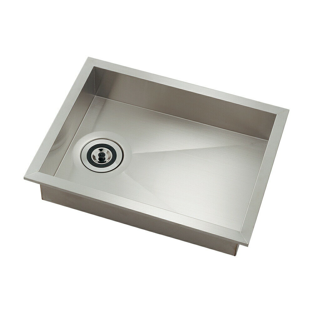 カクダイ【493-201】角型洗面器 オーバーカウンター ステンレス製 鉄穴シリーズ〔GB〕