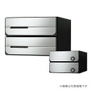 ####u.ナスタ/Nasta【KS-MB5402PU-2L】ポスト 前入後出 両側防滴タイプ 静音大型ダイヤル錠 戸数2